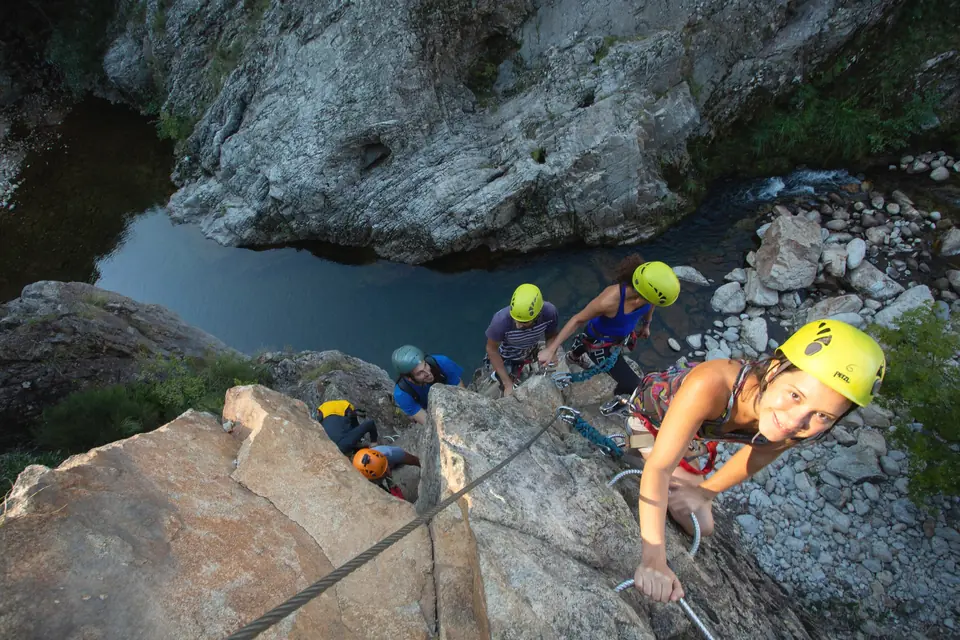 Photo Ascension Via Ferrata en Ardèche