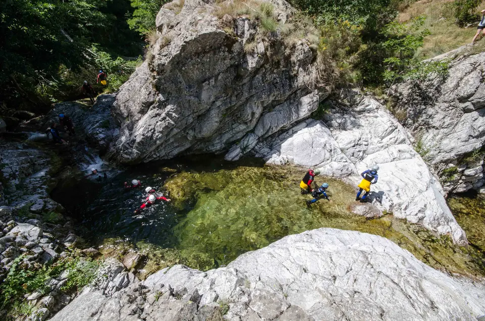 Photo Canyoning au cœur de l'Ardèche