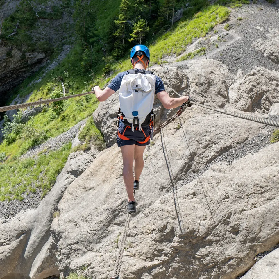 Photo Défi aérien en via ferrata