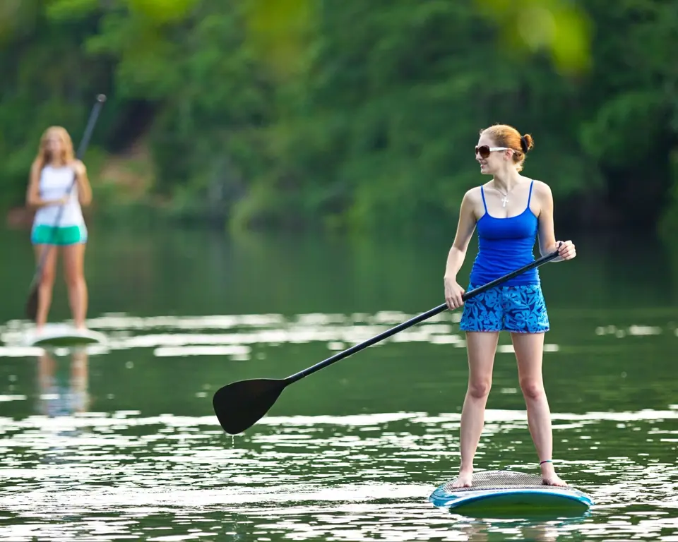 Photo Détente sur l'eau en paddle