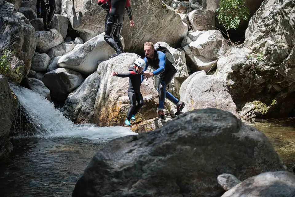 Photo Sensations fortes canyoning