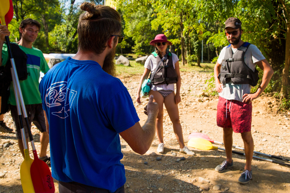 Photo Conseils avant la descente de l'ardeche en canoë au départ de Sampzon