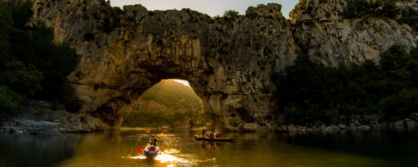 Descente de l'ardeche en canoe