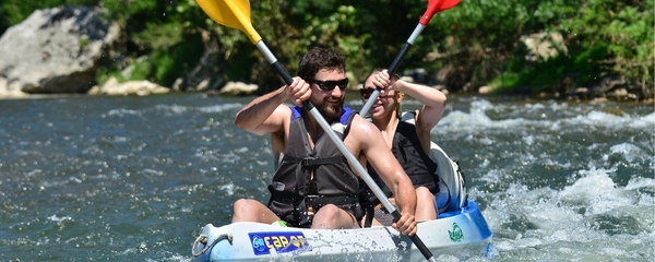 Descente de l'ardeche en canoe en 2 jours avec bivouac
