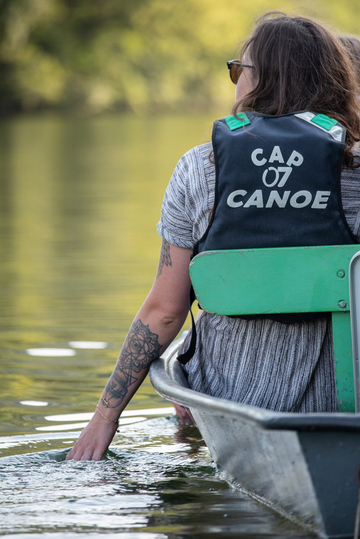 Photo sortie nature insolite ardeche balade en barque